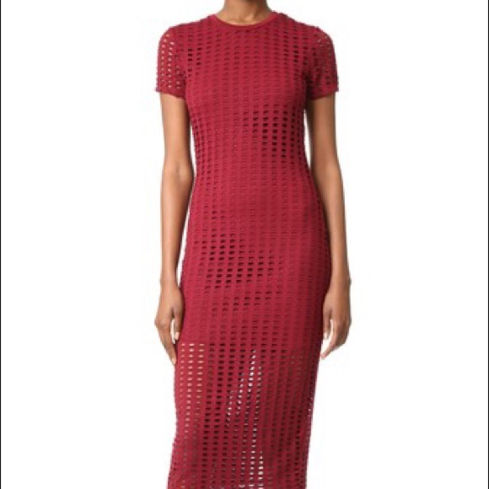 Kendall and Kylie MIDI Dress, Sz XS, Color: Red